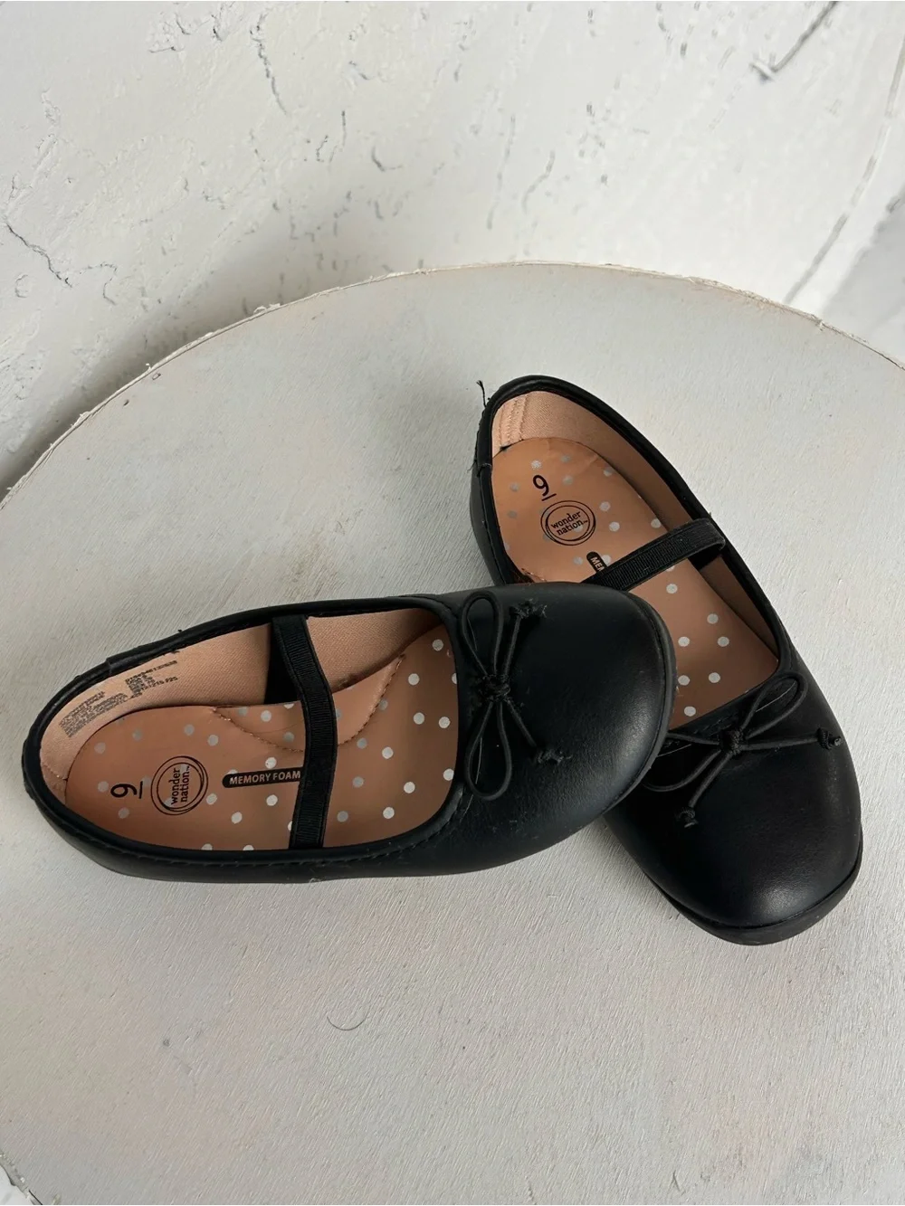 wonder nation Black Girls' Mary Jane Ballet Flats